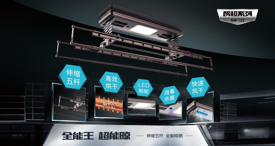 性价比最高的晾衣机？德信体育智能晾衣机122系列太强了叭